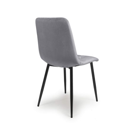 Flair Vernon Brushed Velvet Dining Chair (4 Pack)