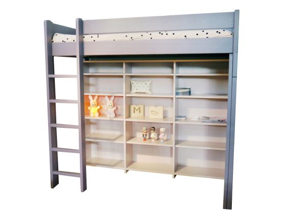 Mathy by Bols Dominique 186 Highsleeper with Bookcase
