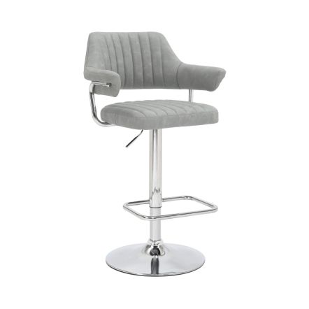 Flair Cortez Leather Effect Bar Stool (Pair)