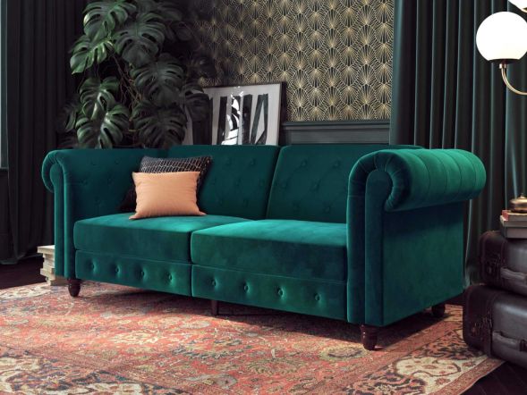 Dorel Felix Chesterfield Sofa Bed