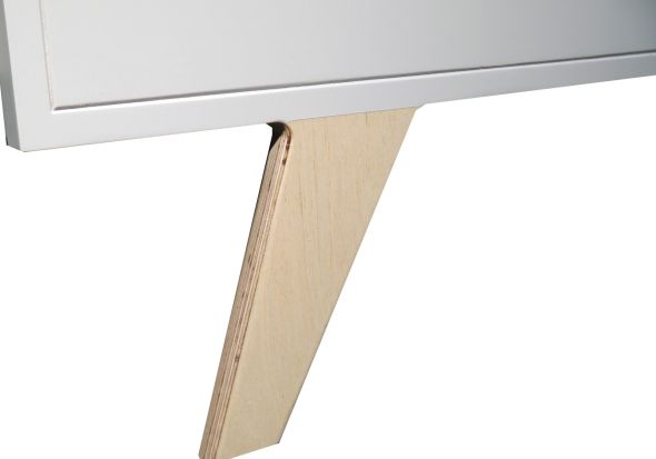 Mathy By Bols Madavin Single Bed with Natural Legs
