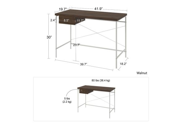 Novogratz Webster Computer Desk