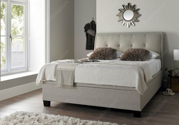 Accent Slate Closed Ottoman