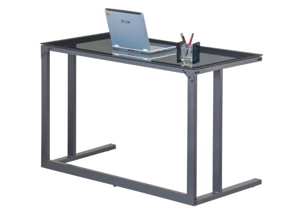 Alphason Air Smoked Glass Desk
