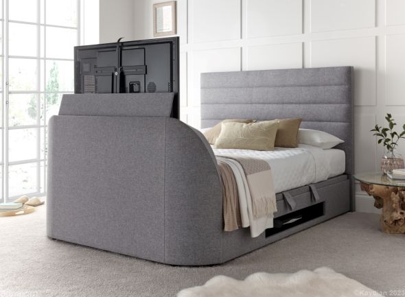 Kaydian Appleby Ottoman TV Bed Grey