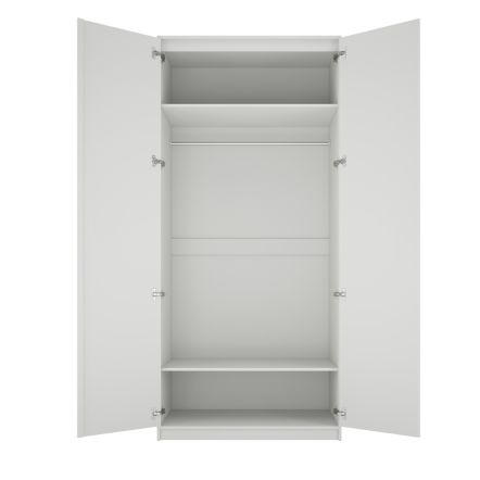 LPD Austen White 2 Door Wardrobe