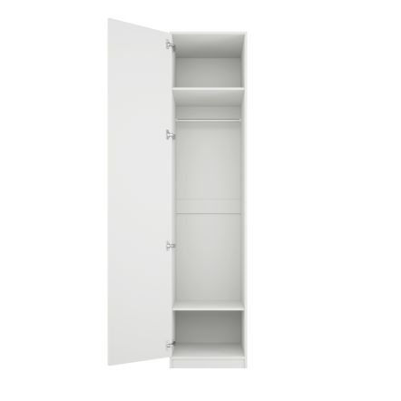 LPD Austen White 1 Door Wardrobe