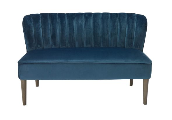 LPD Bella Blue Fabric Sofa
