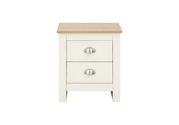 GFW Lancaster 2 Drawer Bedside