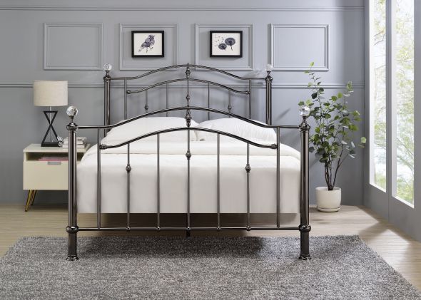 Limelight Callisto Black Chrome Bed Frame