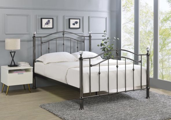 Limelight Callisto Black Chrome Bed Frame