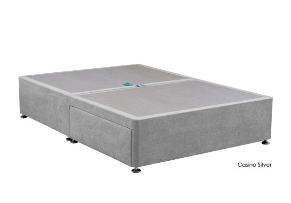 Sweet Dreams Evolve Divan Base available with a range of drawer and fabric options including end and side lift ottoman design