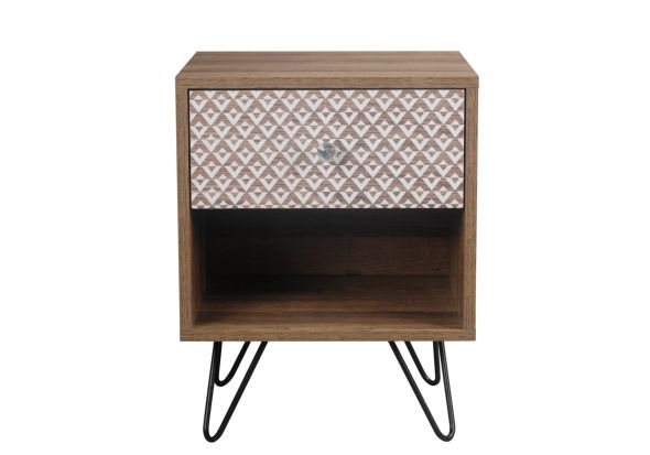 LPD Casablanca 1 Drawer Lamp Table