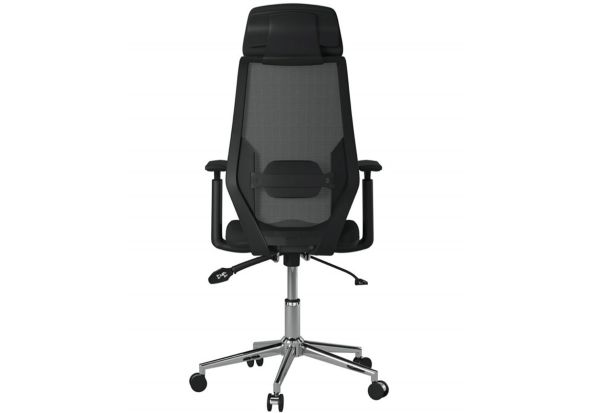 Alphason Clifton Black Mesh Fabric Office Chair
