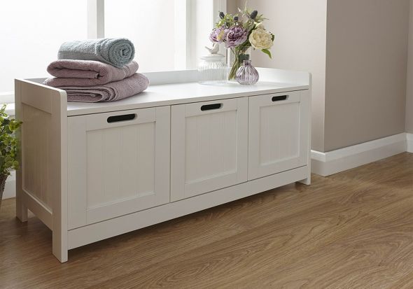 GFW Colonial 3 Door Storage Bench
