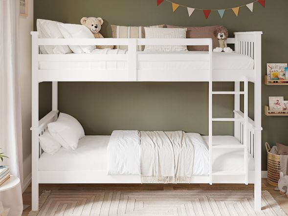 Flair Cypress Detachable Bunk Bed White