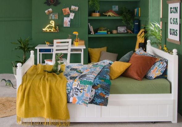 Little Folks Furniture Fargo Small Double Bed and Trundle