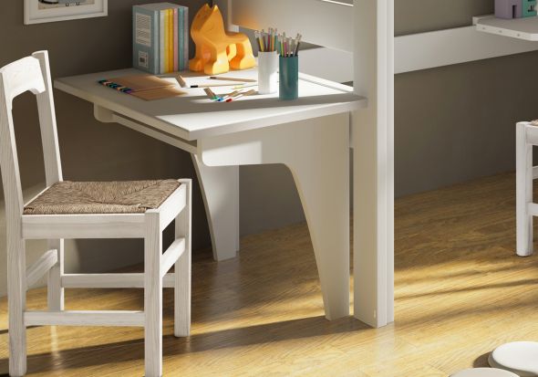 Mathy By Bols Dominique Raised Bed with Corner Desk
