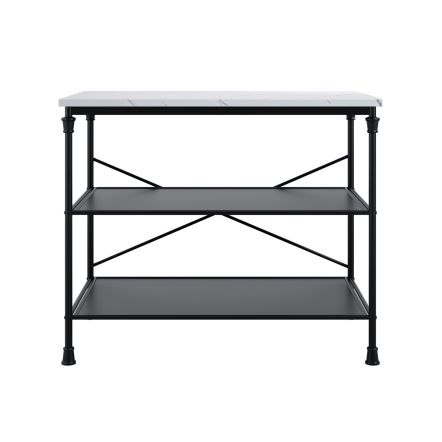 LPD Fairmont Marble Effect Kitchen Island