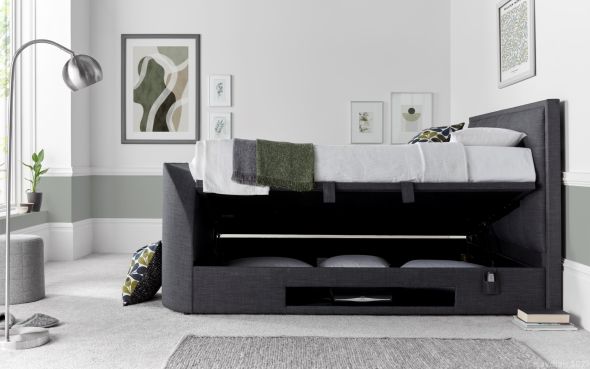 Kaydian Falstone Ottoman TV Bed Slate