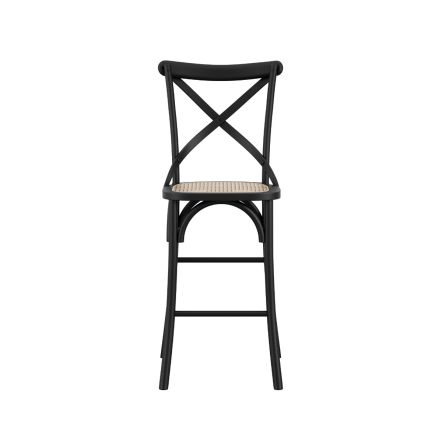 LPD Fitzroy Black / Cane Counter Stool