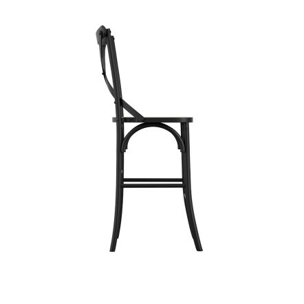 LPD Fitzroy Black / Cane Counter Stool