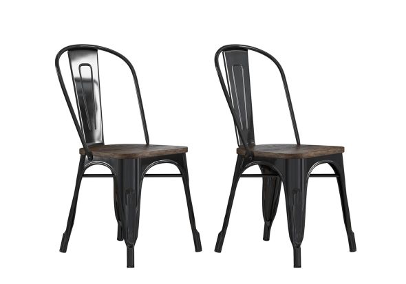 Dorel Fusion Metal Dining Chair (Set of 2)