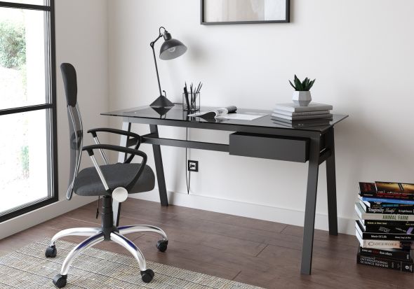 Alphason Richmond Glass Desk
