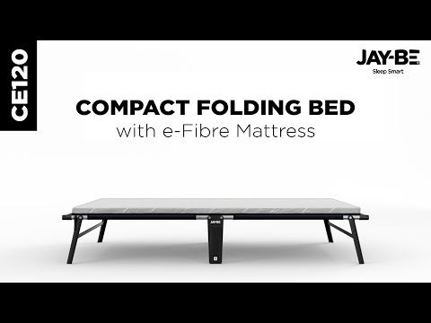 Jay-Be® CE120 Compact Folding Bed with e-Fibre Mattress, Small Double
