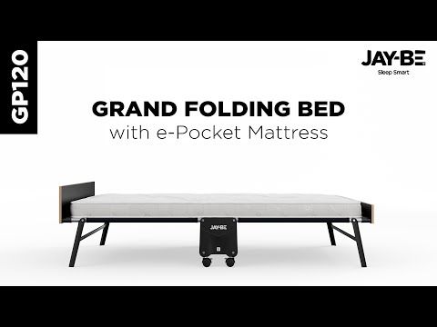 Jay-Be® GP120 Grand Folding Bed with e-Pocket Tufted Mattress, Small Double
