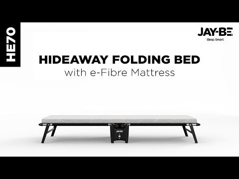 Jay-Be® HE70 Hideaway Folding Bed with e-Fibre Mattress, Single
