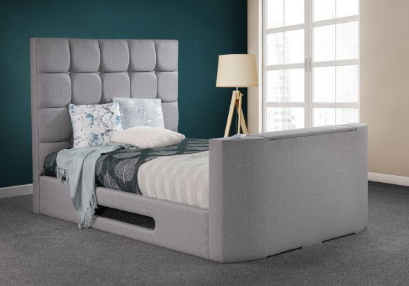Sweet Dreams Jasmine Jewel Fabric TV Bed Frame
