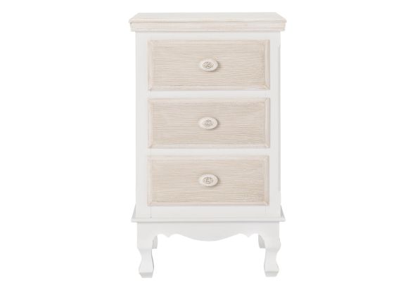 LPD Juliette 3 Drawer Bedside
