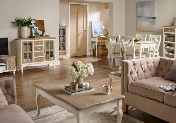 LPD Juliette 2 Drawer Console Table
