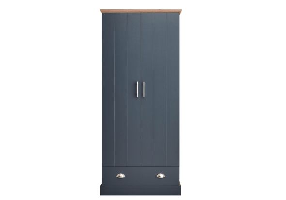 GFW Kendal 2 Door 1 Drawer Wardrobe
