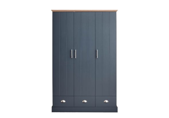 GFW Kendal 3 Door 3 Drawer Wardrobe
