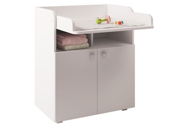 Kidsaw Kudl Kids Changing Board Cupboard with Storage 1270 - White
