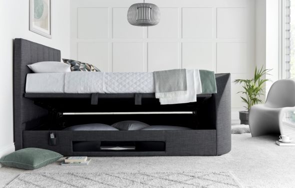 Kaydian Medburn Ottoman TV Bed Slate