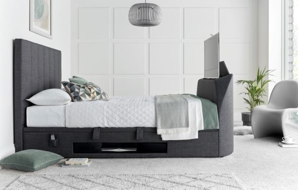 Kaydian Medburn Ottoman TV Bed Slate