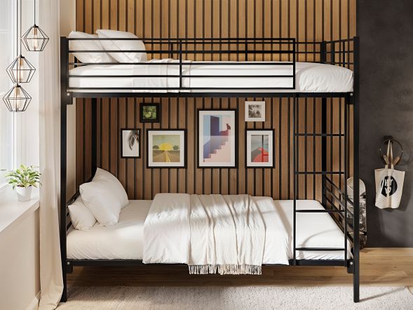 Flair Metayal Double Bunk Black Metal