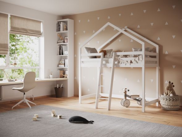 Flair Nook House Midsleeper-White
