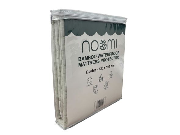 Noomi Bamboo Waterproof Mattress Protector Green
