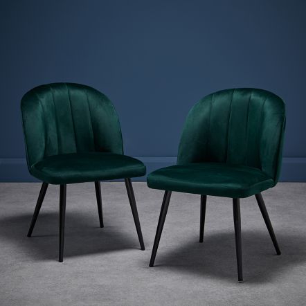 LPD Orla Chair Green Pack Of Two