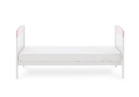 Obaby Grace Inspire Cot Bed - Me & Mini Me Elephants - Pink
