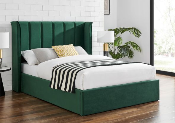 Limelight Polaris Recycle Fabric Ottoman Bed Frame