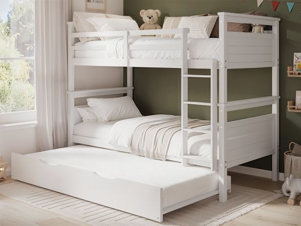 Flair Atlanta Detachable Bunk Bed White