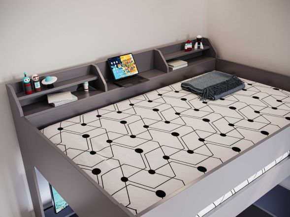 Flair Skyhigh Small Double Gaming High Sleeper Anthracite