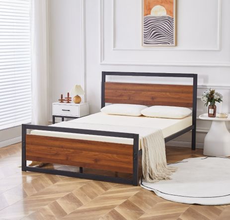 Flair Novak Metal Lattice Bed Frame