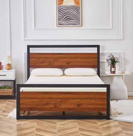 Flair Novak Metal Lattice Bed Frame