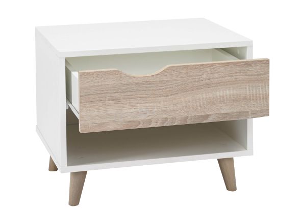 LPD Stockholm 1 Drawer Bedside
